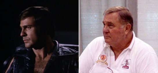 Buck rogers Gil Gerard then and now.