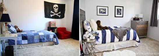 Pirate to Star Wars theme Bedroom Makeover