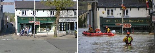 Cockermouth, England flood 2013 - 2014