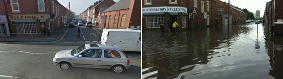  Seaton Deval, England Flood 2014