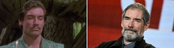 Flash Gordon (1980), Prince Barin (Timothy Dalton), then and now