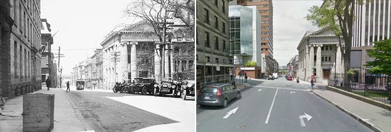 1724 Granville Street, Halifax, Nova Scotia, Canada then and now 