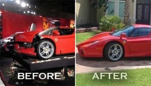 Rebuilt Ferrari Enzo