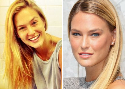 Bar Rafaeli Before and After Makeup