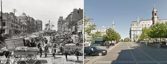 Jaques Cartier Square, Montreal Quebec, Canada (1900-2013)